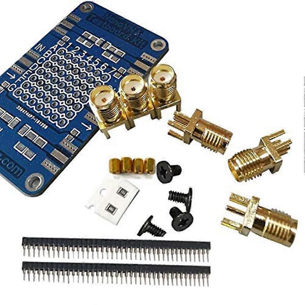 NanoVNA Vector Network Analyzer Test Board Kit for NanoVNA Network Analysis Test Board Demo Board blue