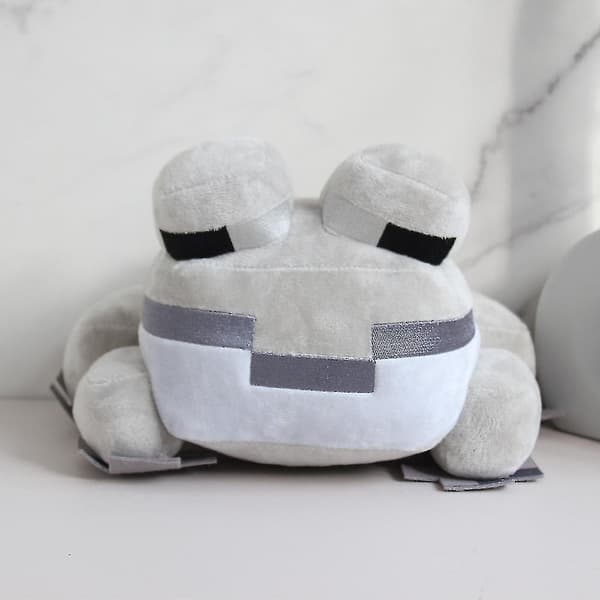 Minecraft Groda Kudde Gosedjur Dockor Plyschleksaker för Barn Pojkar Flickor Grey