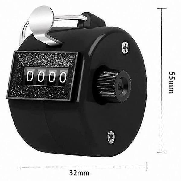 Mekanisk handhållen klicker för att räkna kast Black   White