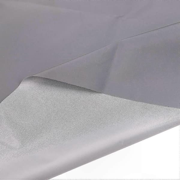 Reflekterende sølvstoff for sying, 100 cm bredde, høy synlighet fibermateriale Silver