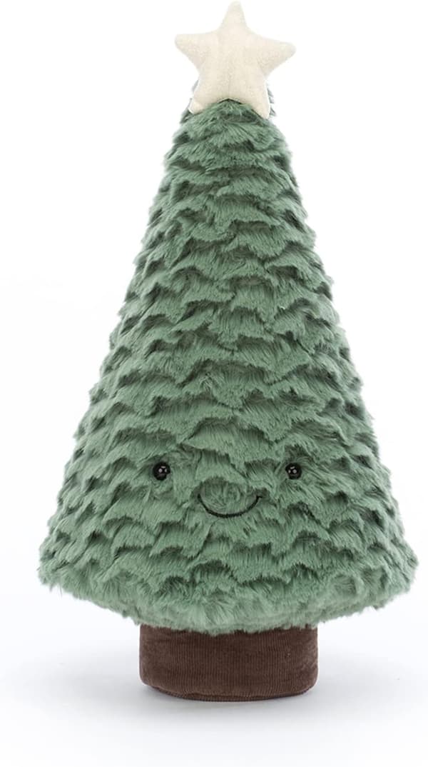 Jellycat Fun Collection Plush Blue Cedar Christmas Tree, CJY