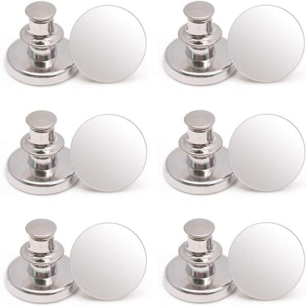 Syfria byxknappar Silver 10-pack-WELLNGS