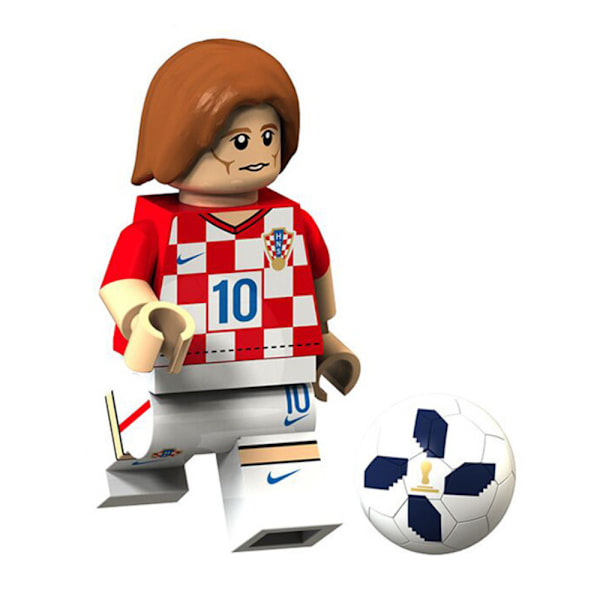 st fotbollsspelare mini-block byggklossar actionfigurer leksak