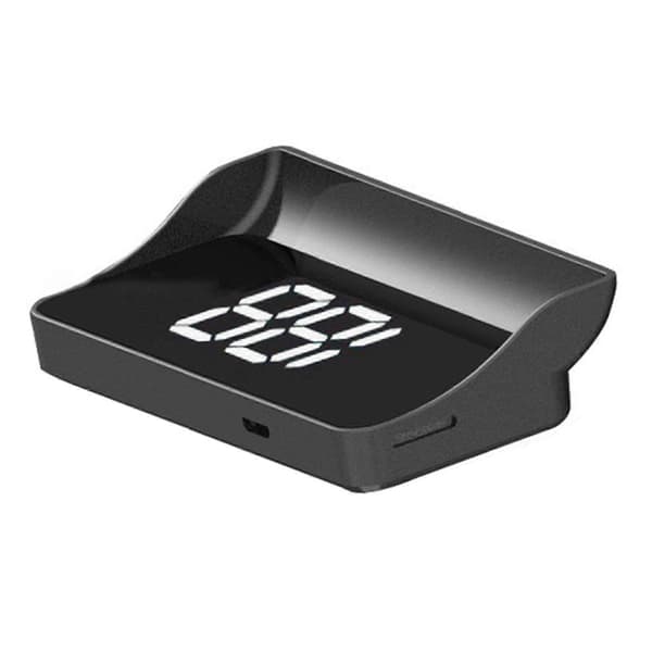 Bil HUD Head Up Display - Digital GPS Hastighedsmåler MPH, Antirefleksbehandlet til alle køretøjer