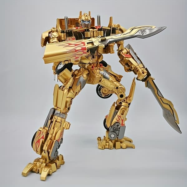 1 pc. Optimus Prime Transformable RobotmCJY Golden Car