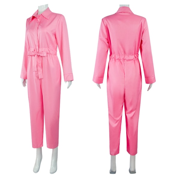 Barbie - Kostume - Kjole - Jumpsuit - Cosplay Halloween - Lyserød LightPink s