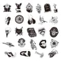 50x Stickers och Dekaler - VSCO Goth