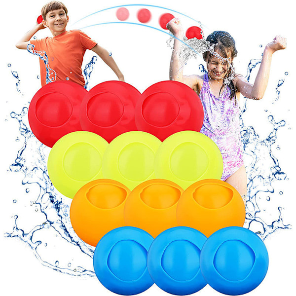 12pcs water fight ball, water polo swimming pools swimming waterfall ball, Wat