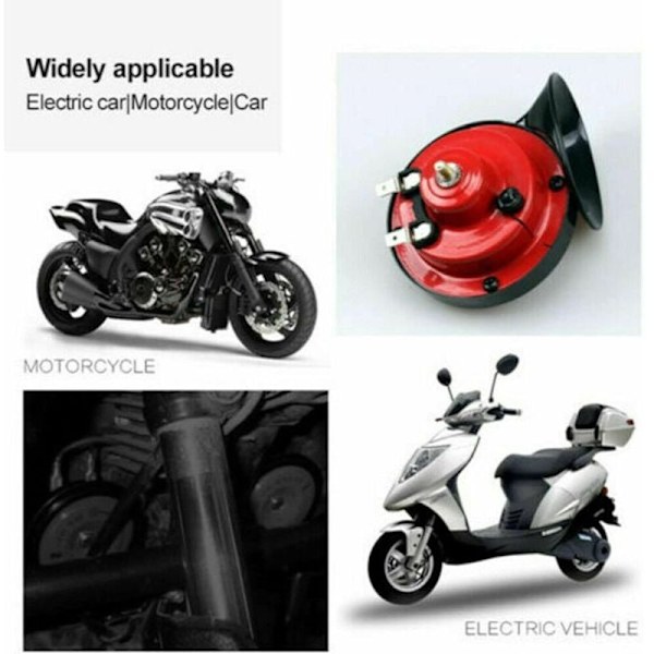 300DB Super Toghorn 12V 300DB Super Toghorn til Lastbiler SUV Bil Båd Elektrisk Horn Motorcykler Højt Toghorn..