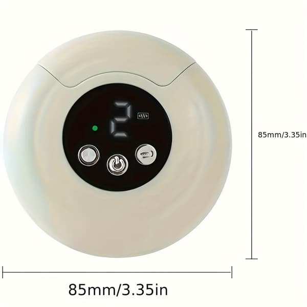 Elektrisk negleklipper, USB-oppladbart litium-polymerbatteri, hastighetskontroll, manikyr/pedikyr, LCD Purple
