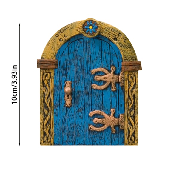2 Fe-døre, træfe-døre til haven, fe-døre, miniature, havepynt til haven (4) 4