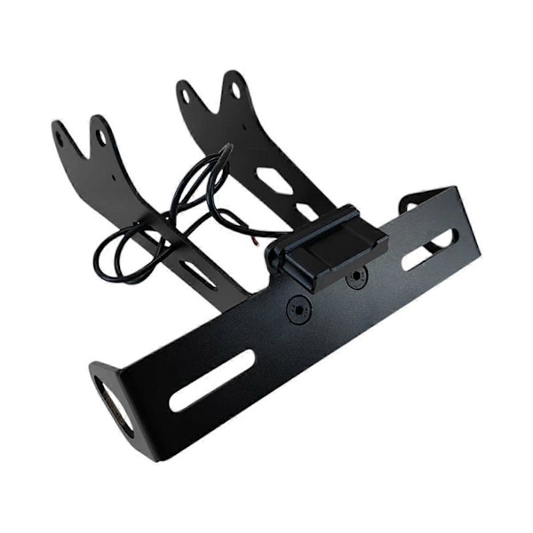 Til MT09 V4 MT-09 SP 2024 2025 Motorcykel Nummerplade Ramme Holder Beslag Baglygte Eliminator med L Black