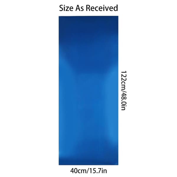 Selvklæbende spejl 40 x 122 cm Fleksibelt selvklæbende spejl T