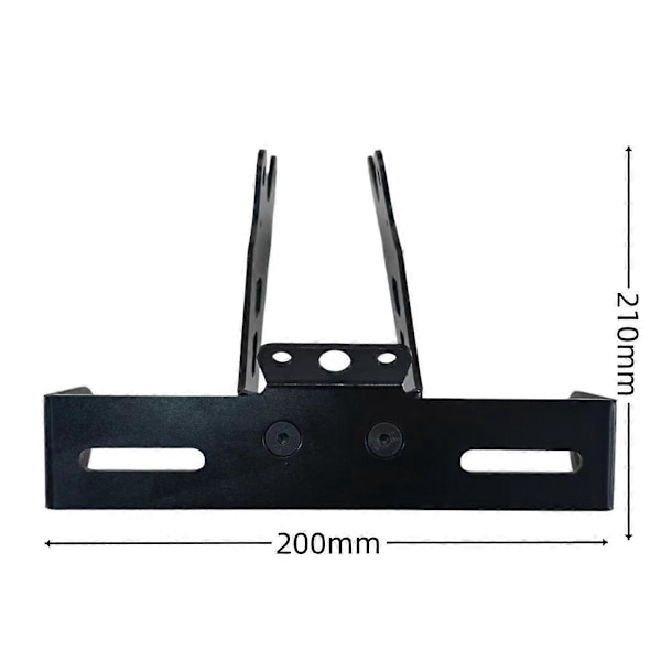 Til MT09 V4 MT-09 SP 2024 2025 Motorcykel Nummerplade Ramme Holder Beslag Baglygte Eliminator med L Black