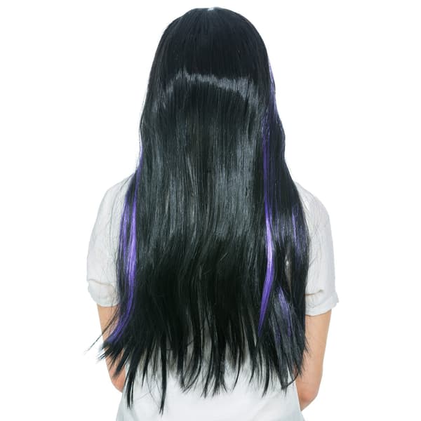 tectake Vampire paryk med langt hår Purple Lila