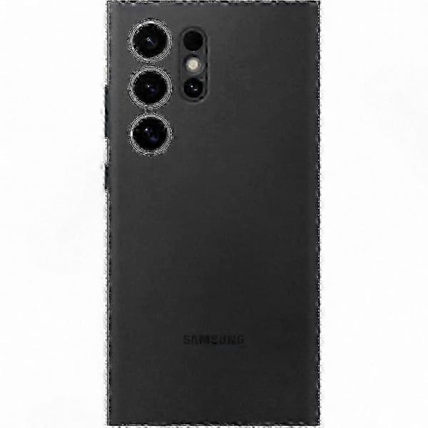 Svart plånboksfodral med smart vy för Galaxy S23 Ultra