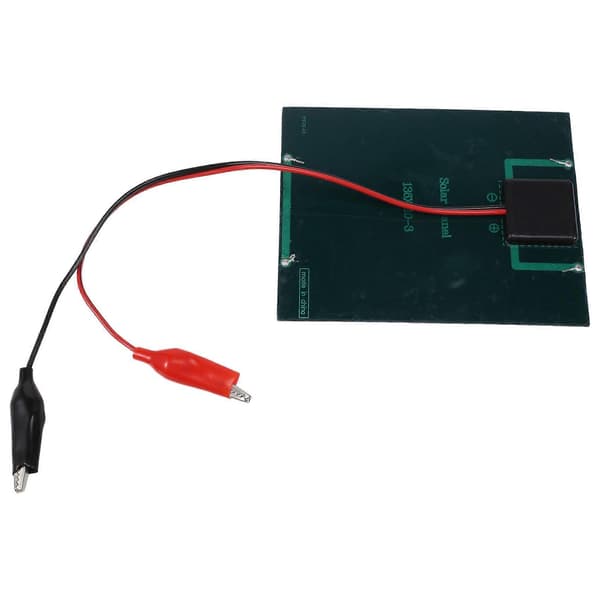 Vanntett solcellepanel 5W 12V Utendørs DIY Solcellelader Polysilisium Epoxy Paneler 136X110MM for 9-12V Batteriverktøy As shown