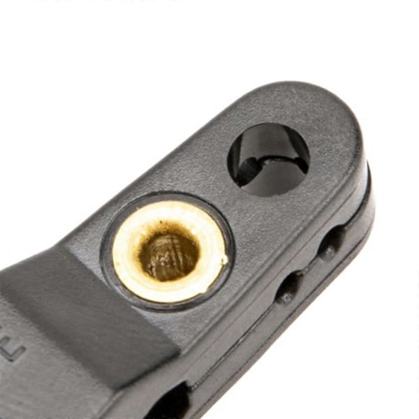 10x Planer Boards/Utlösningsklämmor för Havsfiske, Trolling Line Clip, Justerbar Black