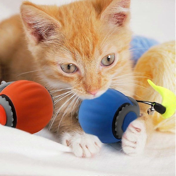 2025 Ny Speedy Tail Interaktivt Katteleke for Innekatter, Kattehale 2.0