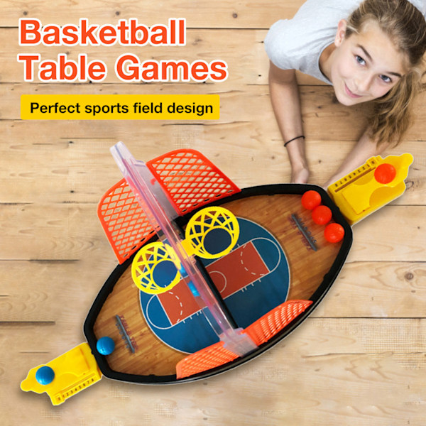 Finger Basketball Skytespill Leke Bord Basketball Spillsett Morsomt 2 Spillere Sportsleke for Barn 0.1