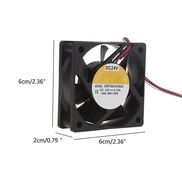 9WF0624H603 A90L-0001-0508 6cm Specialventilator til FANUC-system 24V 0.15A 6020