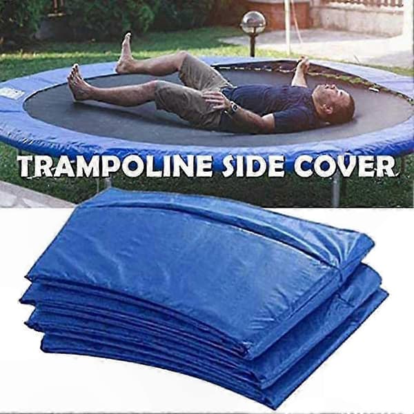 Rund Trampolin Säkerhetskantskydd för Fjäderskydd Tillbehör Ersättningsvaddering Skyddsmatta Överdrag Blue