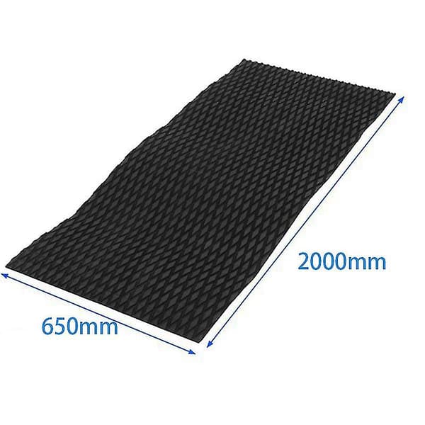 Surfbräda Matta Grepp Surfbräda Traction Eva Däck Pad Surf Pads Yatch Däck Pad 2000 X 650mm Surfing Tillbehör Black