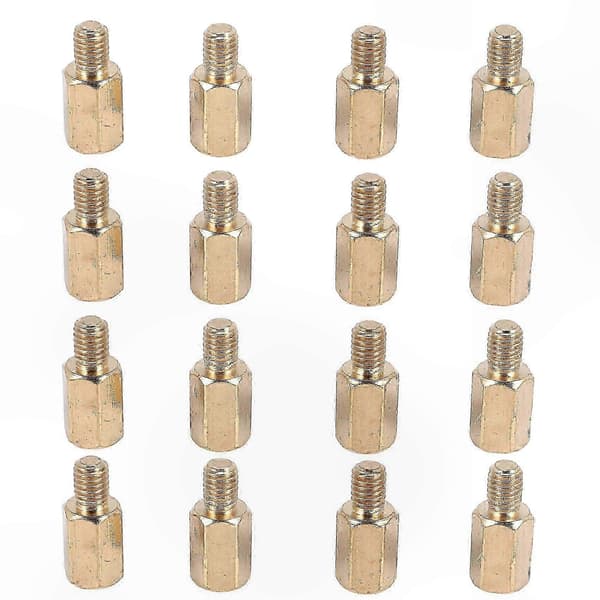 50 Stykker M3 Messing Sekskantede Afstandsstykker 7mm og 4mm til PC Bundkort PCB Afstandsstykke Sæt Gold