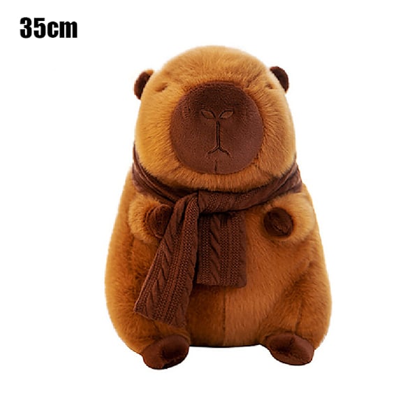 Halstørklæde Capybara Plyslegetøj Capybara Udstoppede Dyr Plyslegetøj 35cm