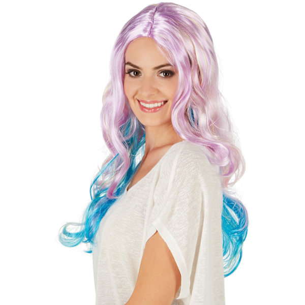 tectake Paryk i pastel farver Multicolor multif\\u00e4rg