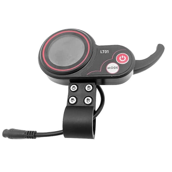 LT01 Display Meter 36V-60V 6PIN til 8/10 Wolf Warrior X Wolf Warrior11 Elektrisk Scooter Black