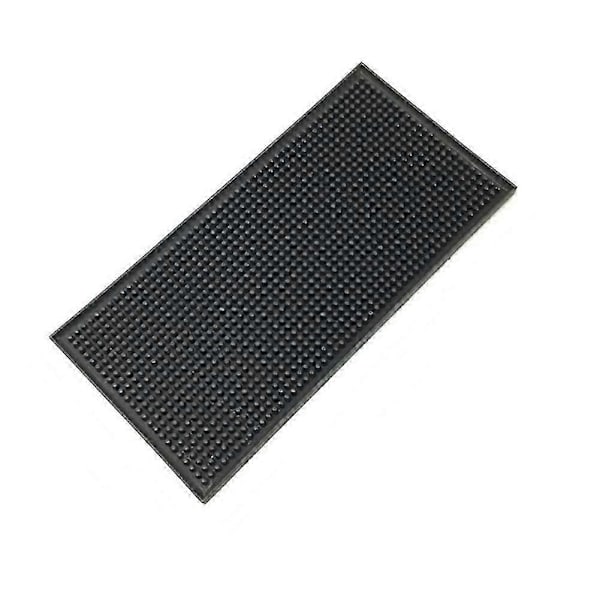 Sklisikker Barmatte i Gummi Black 15cmx30cm