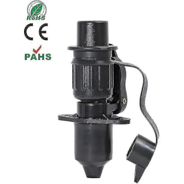 Pin Plugg og Sokkel 3 Pin, 12v Traktor 3 Pin Plugg Sokkel, Din 9680 Vanntett Gave-XinHan