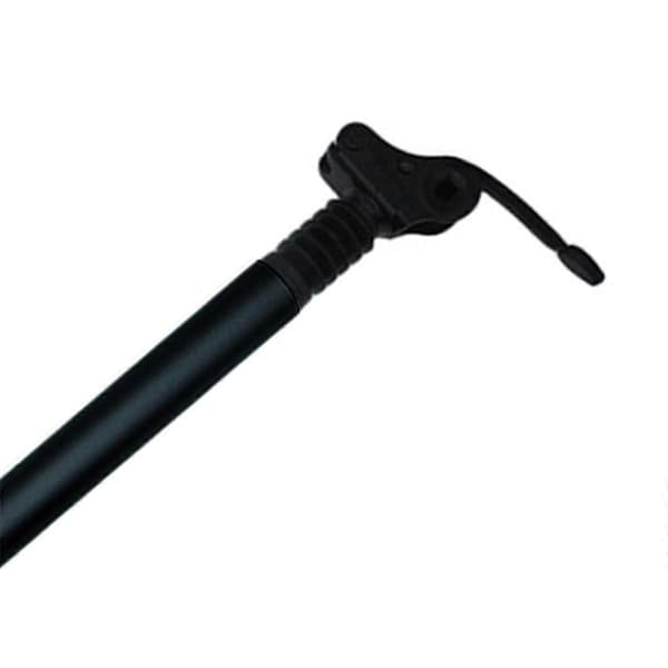 Elcykel sadelpind sæderør fjeder sæt, styr foldbart 31.8X550 (sort) Black