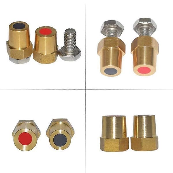 U90C 2 stk. bil universal batteri ren kobber terminal klemme stik M10 M6 M8 stud