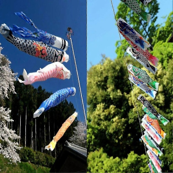55cm Japansk Nobori Koinobori Karpe Streamer Vindpose Fisk Flag Drage Hjemmeindretning Jikaix[HK] Pink