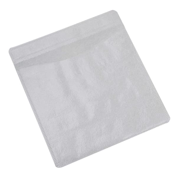 500 stk. 14x13cm Hvide Opp Plast Dobbeltsidede Cd Dvd Opbevaringslommer