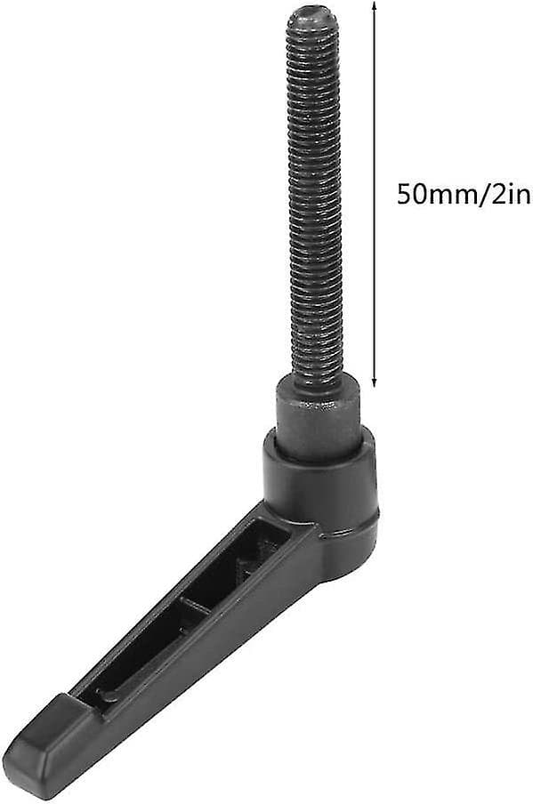 4 stk M8 Klemmespak Håndtak 50mm Rustfritt Stål Utvendig Gjenge Justerbart Håndtak Maskinknotter (50mm