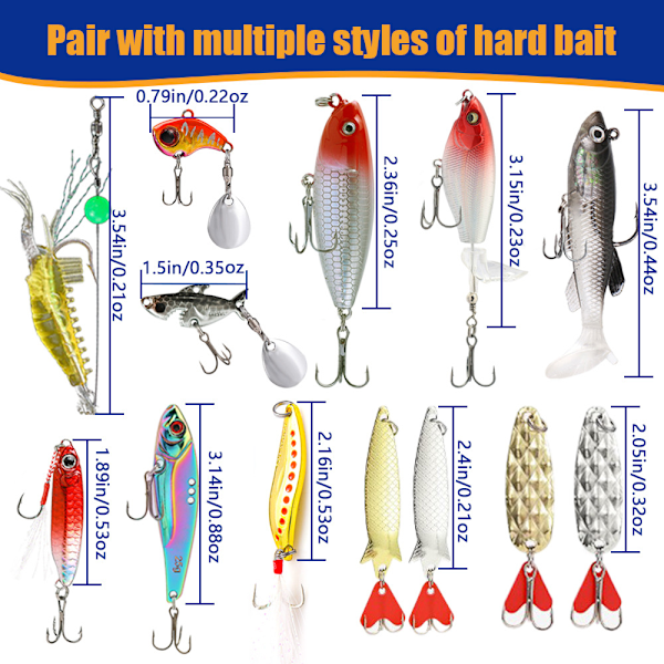 2024 Fiske Lure Adventskalender, Fiskeutrustning Adventskalender - Adventskalender Fiske Lure | Fiske Jul Nedräkning Fiske Lure Set