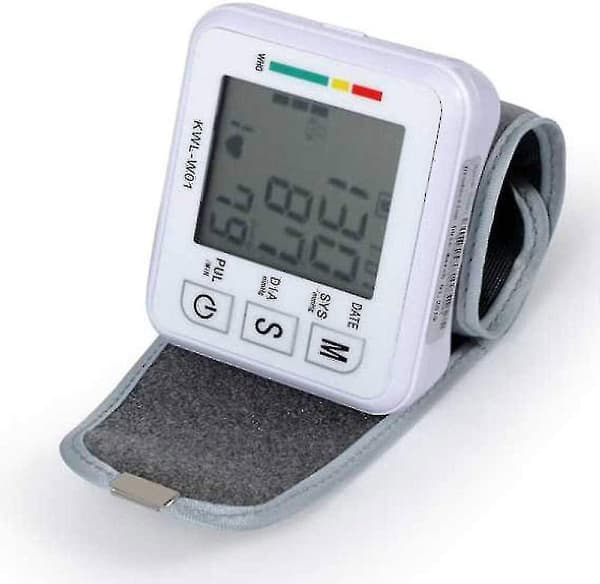 Blodtrykksmåler, med justerbart armbånd og LCD-skjerm - ypdw