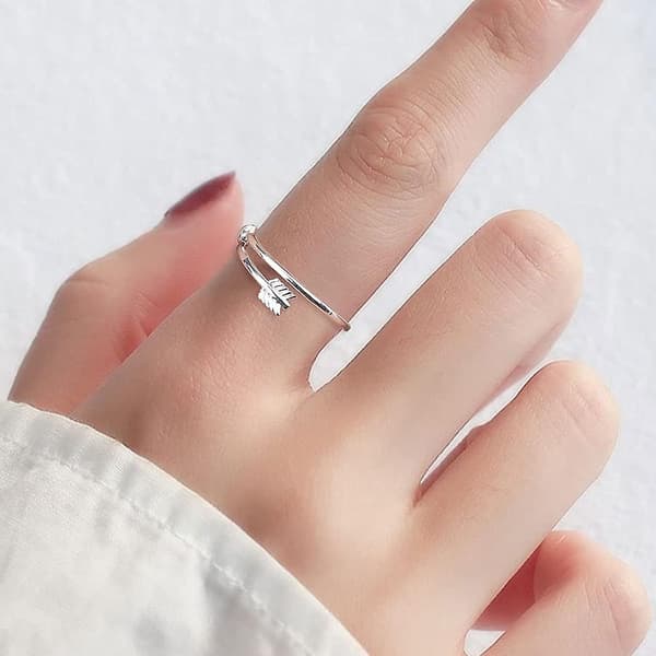 Justerbara öppna ringar set fingerled tumring tåring strandsmycken ring för kvinnor flickor