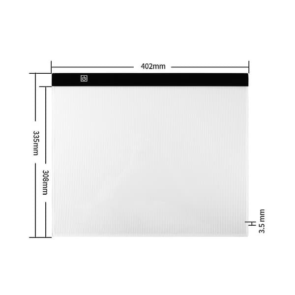 INF LED piirustuspöytä A3 valotaulu