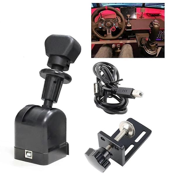 Lastbilhåndbremse til ETS2 europæiske/amerikanske simracing-spil til G27 G29 PC Black