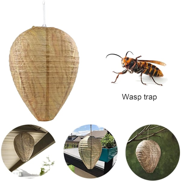 st waspbo wasp fågelholk falskt bo hängande waspbo wasp fågelholk, hängande säkerhetsfälla avskräcker bin humlor