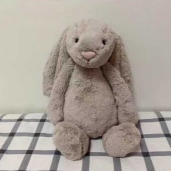 Alkuperäinen Jellycat Iso Bonnie Pupu Nukke Söpö Pupunukke Lapsille Vauvan Rauhoittava Pehmolelu Lahja Valkoinen Pupujänis White Bunny Rabbit 31CM