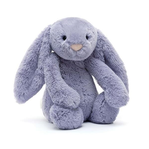 Jellycat Bashful Viola Kanin, Gave til Jenter Gutter Barn Kvinner, 36 cm Lilla 36cm 36cm Purple