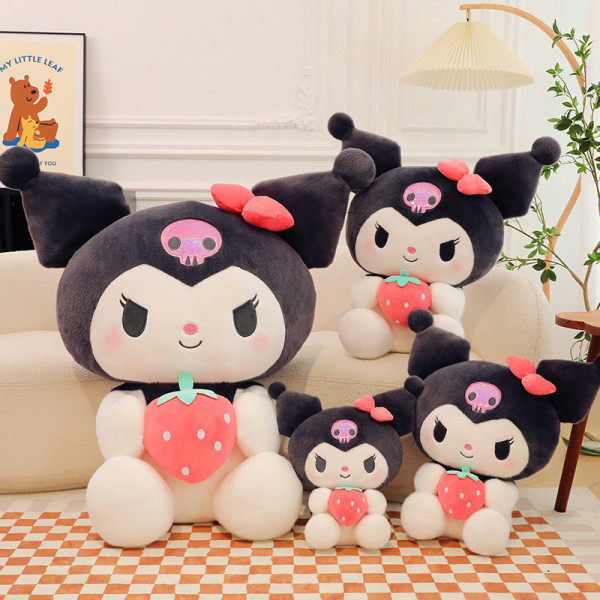 Kuromi Strawberry Melody Dukke Plysj Stor Dukke Melody 25CM Melody Melody 25CM