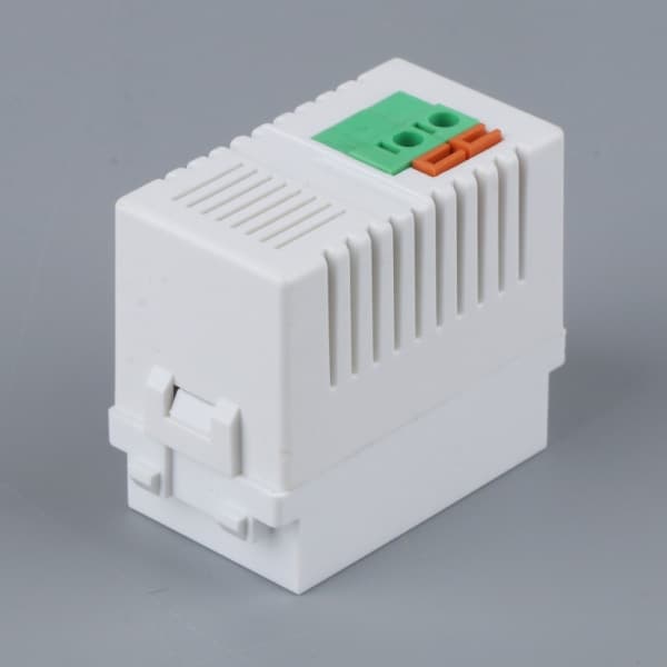 USB Strømforsyningsmodul 220V 5V Transformator Bryter Adapter Hvit
