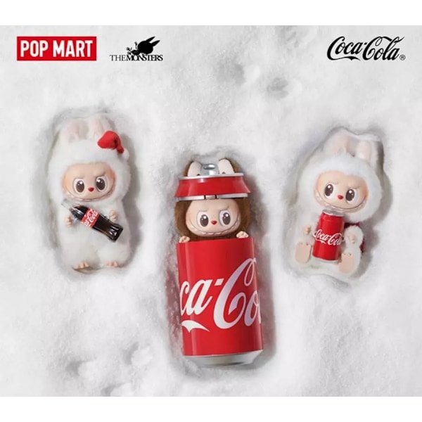 The Monsters Jännittävät Macaron Pehmolelut Hahmo Lelu Sokea Laatikko Aito POPMART The Monsters Labubu Coca-Cola Pehmo 1 Sokea Laatikko Hahmo Lelu!