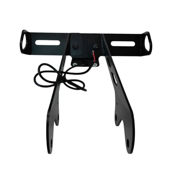 Til MT09 V4 MT-09 SP 2024 2025 Motorcykel Nummerplade Ramme Holder Beslag Baglygte Eliminator med L Black